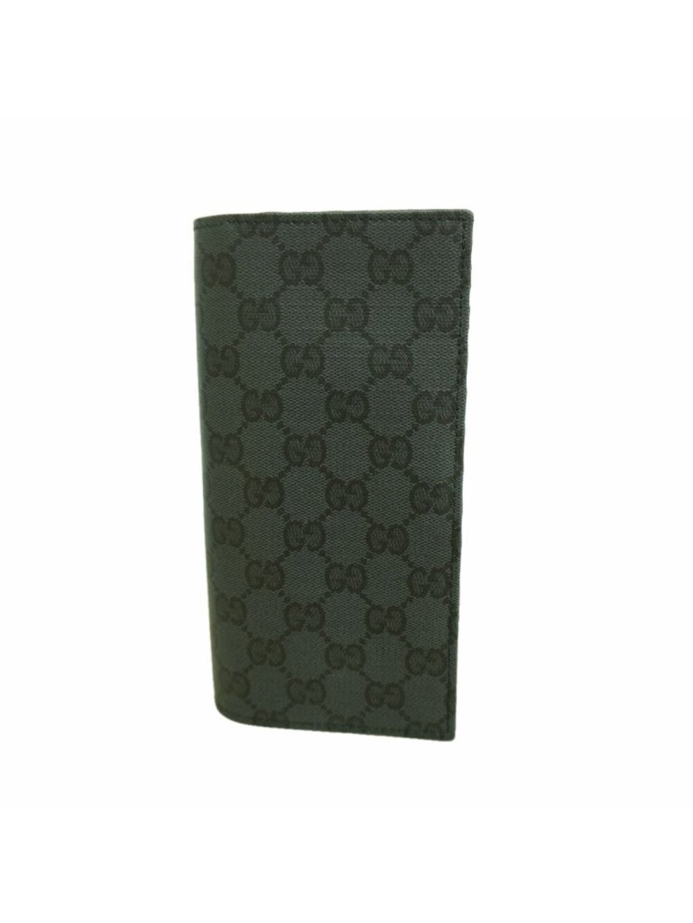 Gucci Wallet GG Supreme Black Silver